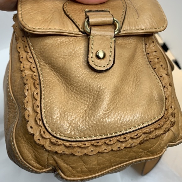 Ellen Tracy leather with pretty leather lace trim - Picture 6 of 12